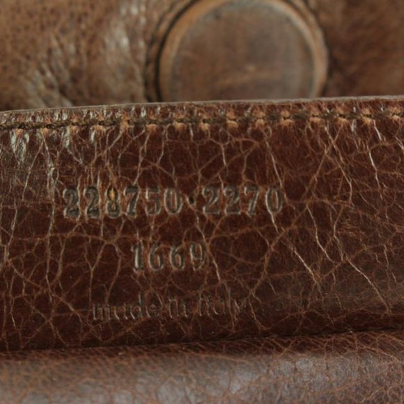 Balenciaga Brown Leather The Sunday Tote 61bl55s - Picture 5 of 12